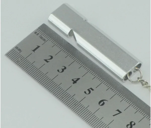 EDC Рятувальний Свисток Судді з Алюмінію. Брелок свисток на ключі. Подарунок чоловікові. Першої необхідності